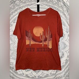 Time and Tru Rust T-Shirt